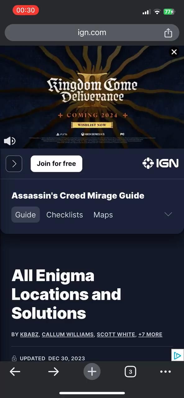 《天国：拯救2》2024年发售