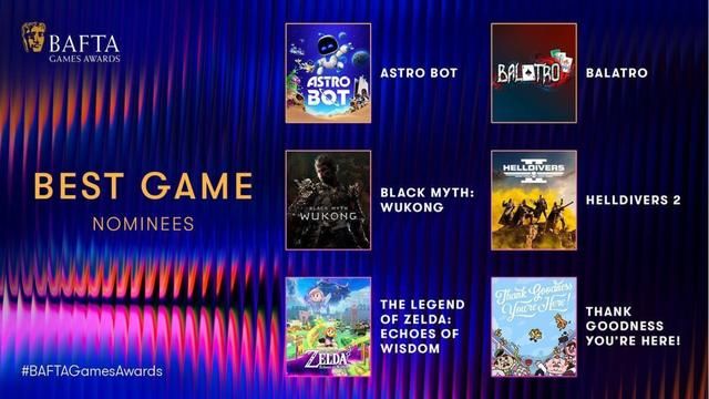 《宇宙机器人》横扫BAFTA年度最佳《黑神话》遗憾陪跑