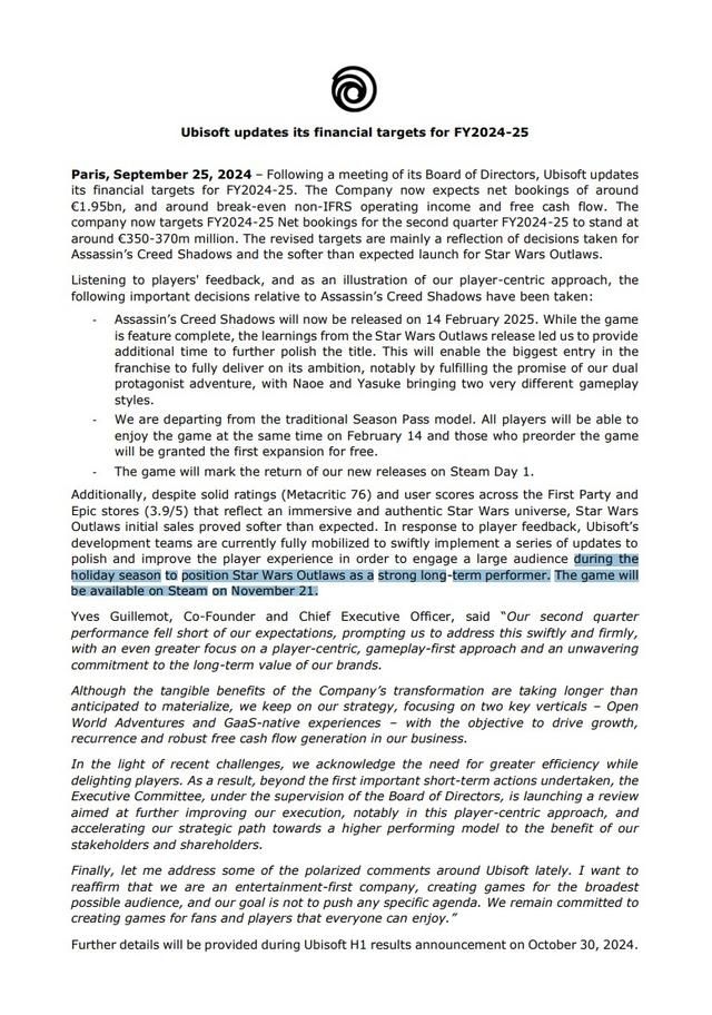 《星球大战:亡命之徒》11月21日登陆Steam