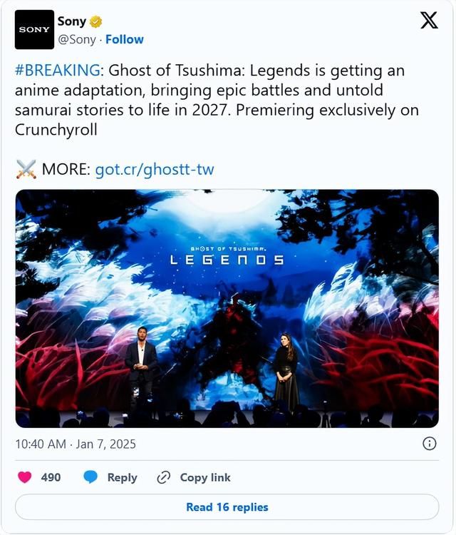 《绝地潜兵2》《零之曙光》电影化!《对马岛之魂》动画化