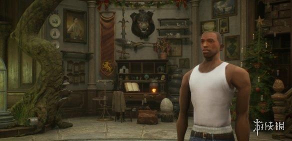 《霍格沃茨之遗》恶搞MOD将主角换为《GTA》男主CJ