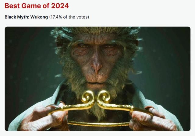 《黑神话：悟空》获IGN玩家社区年度最佳
