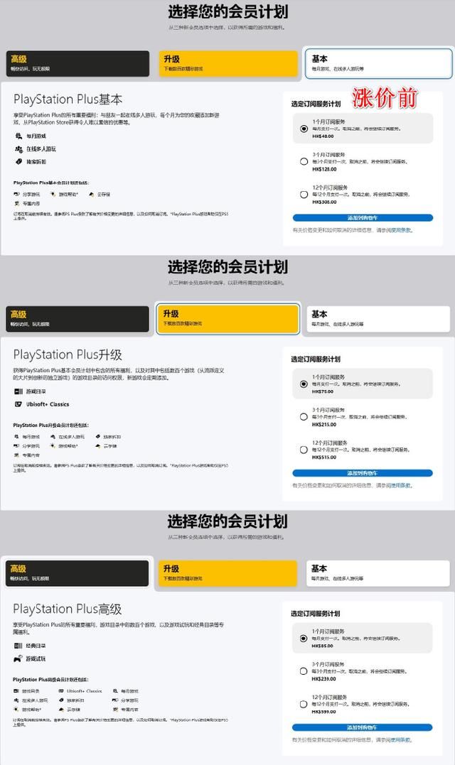 「每日游戏要闻」港服PS+会员涨价：包含月费和季费