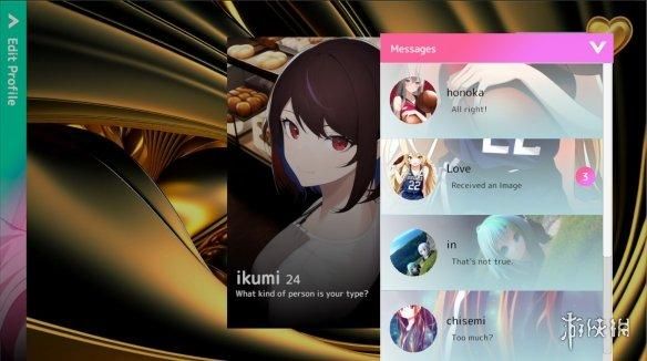 与AI生成的少女或者火车头恋爱！《AInder》上架Steam