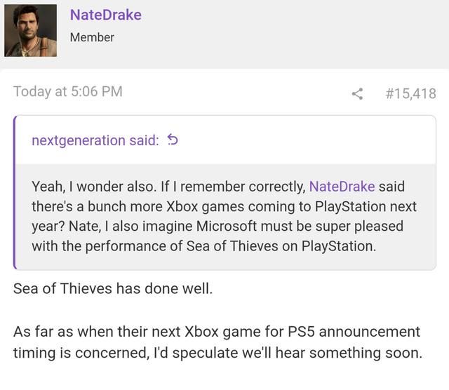 传闻：一款Xbox第一方游戏或下周登录PS5 或为《地平线5》