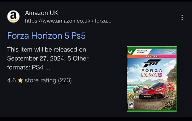 传闻：一款Xbox第一方游戏或下周登录PS5 或为《地平线5》