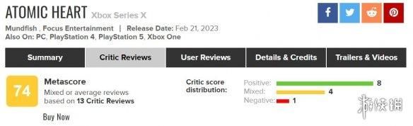 原子之心M站媒体评分出炉！原子之心好玩吗游戏评价如何？