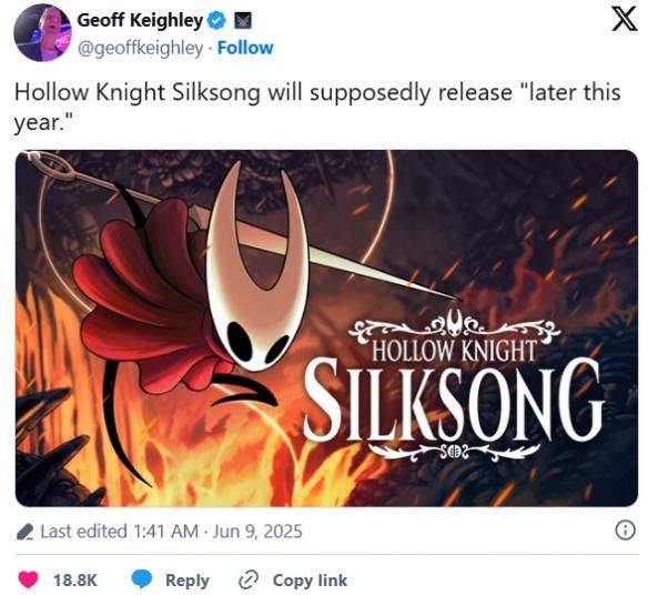 吊人胃口！Xbox掌机发布会狂秀《空洞骑士 丝之歌》