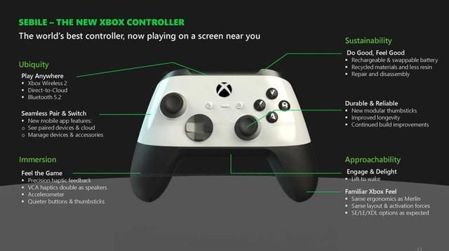 微软下一代XBOX手柄“Sebile”现身XCloud 内部文件 或即将发售
