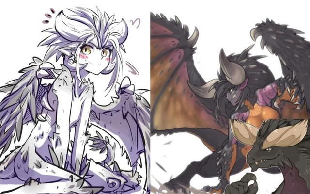 怪猎荒野发售一周多，二创涩图最多的怎么是坐骑鹭鹰龙？