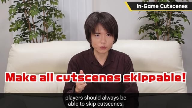 樱井政博支持玩家跳过过场动画