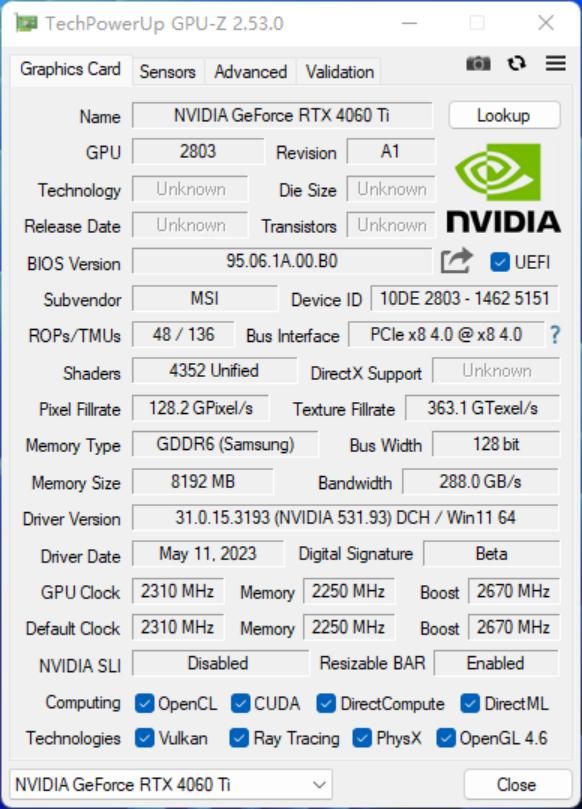 秒杀全特效光追！微星RTX 4060Ti 8GB魔龙首发评测