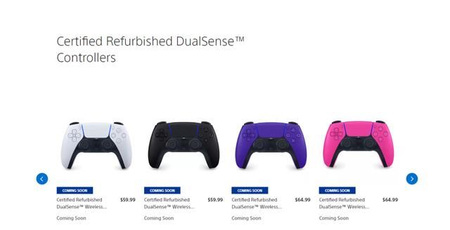 索尼将推出官翻PS5 售价低100美元