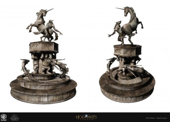 豪华版皮肤作者 国人画师《霍格沃茨之遗》概念画展示