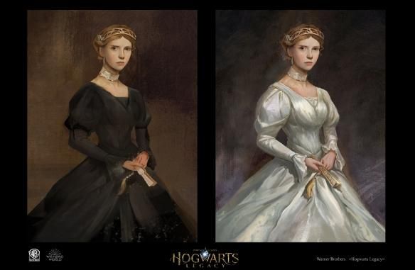 豪华版皮肤作者 国人画师《霍格沃茨之遗》概念画展示