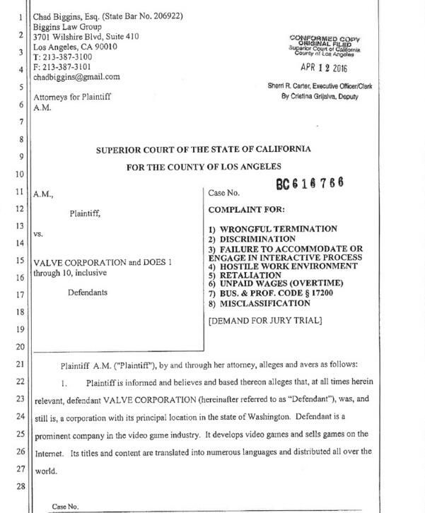 V社被自己前变性人员工告了