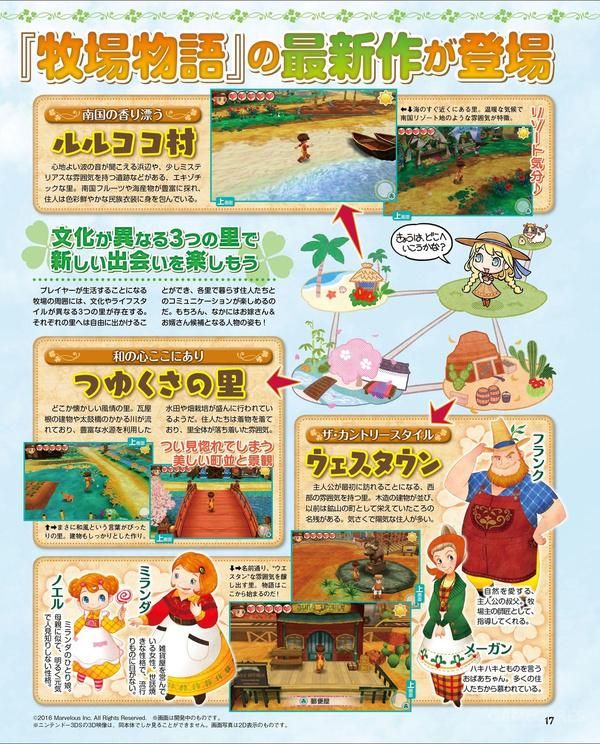 《牧场物语》新作正式公开