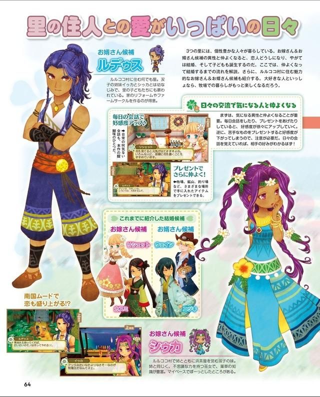 《牧场物语：三个村子的重要伙伴》最新情报