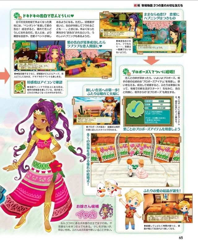 《牧场物语：三个村子的重要伙伴》最新情报