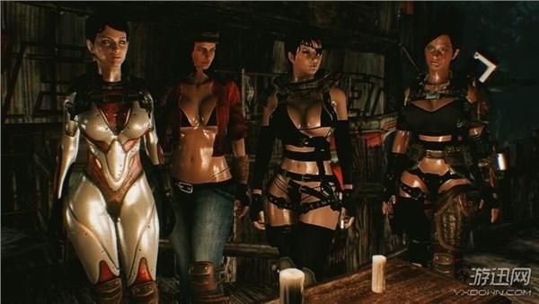 《辐射4》被Mod大神打造成换装秀 奶挺姐变身时尚女王