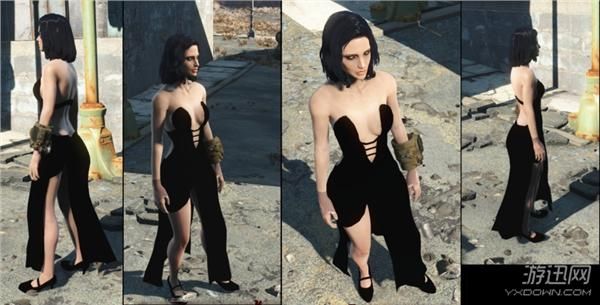 《辐射4》被Mod大神打造成换装秀 奶挺姐变身时尚女王