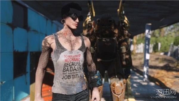《辐射4》被Mod大神打造成换装秀 奶挺姐变身时尚女王
