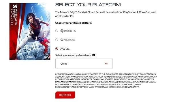 《镜之边缘：催化剂》Beta测试报名开始了！