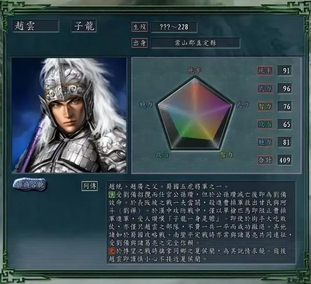 三国志11：五虎上将的数据逆天，结局却让人破防