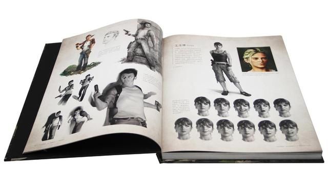 两本中文版《秘境探险》艺术设定集