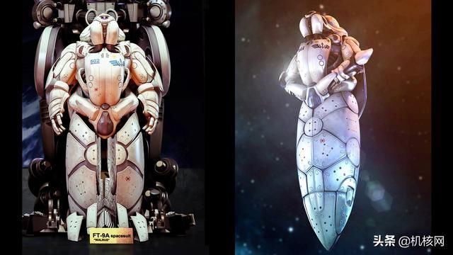 原创3D科幻角色设计：“海象”舱外宇航服