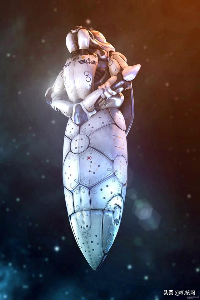 原创3D科幻角色设计:“海象”舱外宇航服