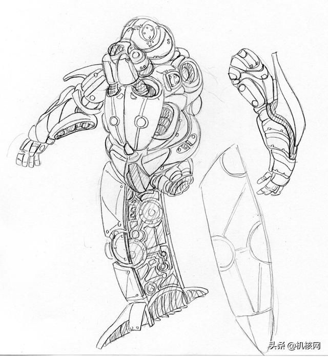 原创3D科幻角色设计:“海象”舱外宇航服