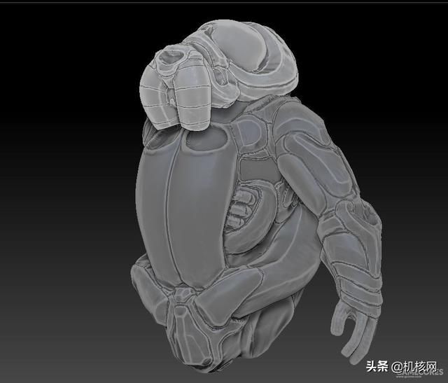 原创3D科幻角色设计:“海象”舱外宇航服