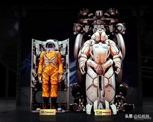 原创3D科幻角色设计:“海象”舱外宇航服