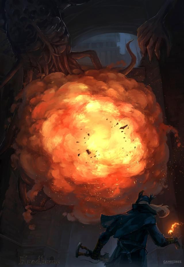 又画了几张《血源》的同人和大家分享下