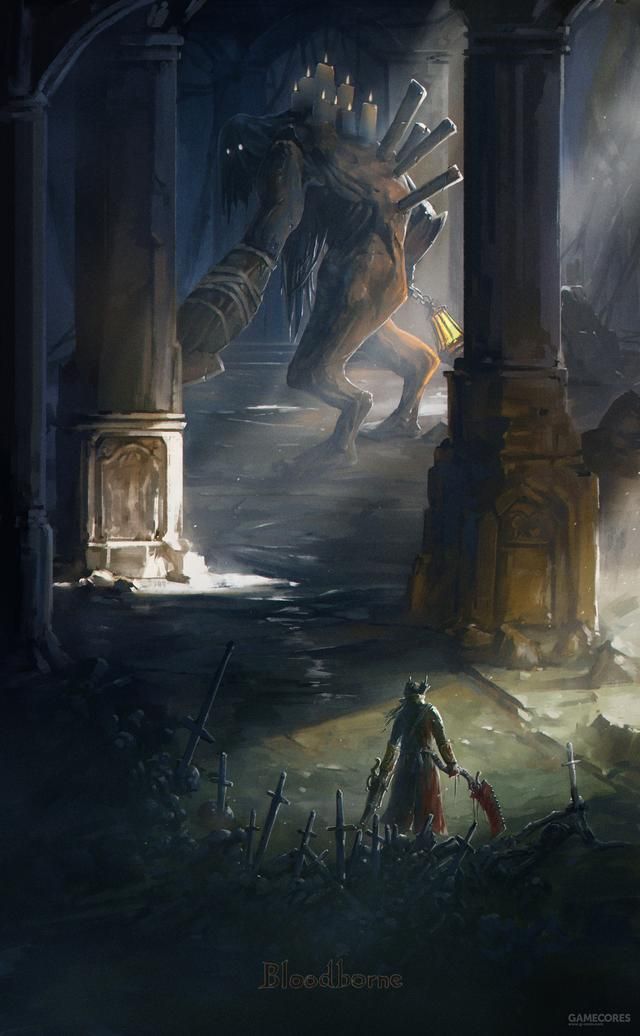 又画了几张《血源》的同人和大家分享下