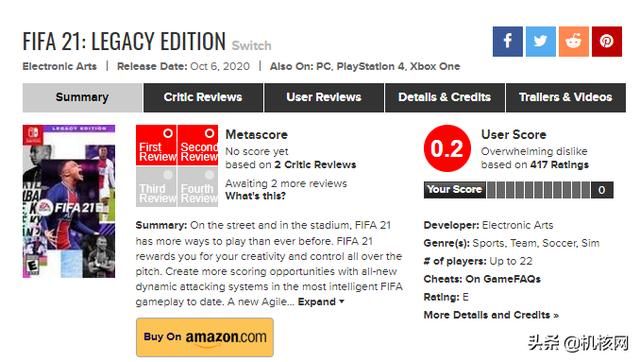 在《FIFA 21》中踢了80场后,这是我的体验分享