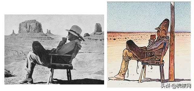 墨比斯创作的秘密——摄影图片的系统性使用