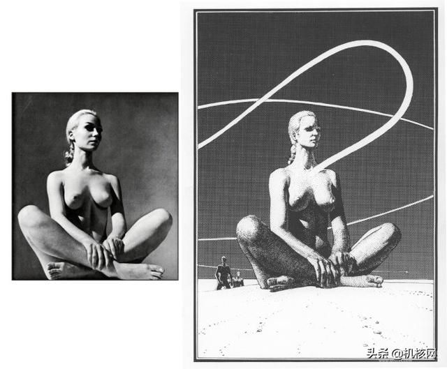 墨比斯创作的秘密——摄影图片的系统性使用