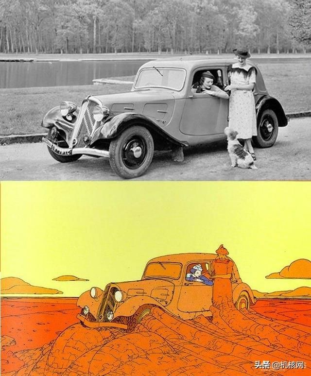 墨比斯创作的秘密——摄影图片的系统性使用