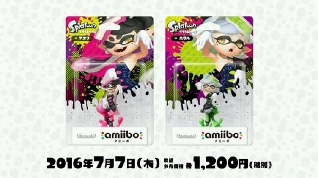 实体化的乌贼姐妹amiibo