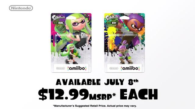 实体化的乌贼姐妹amiibo