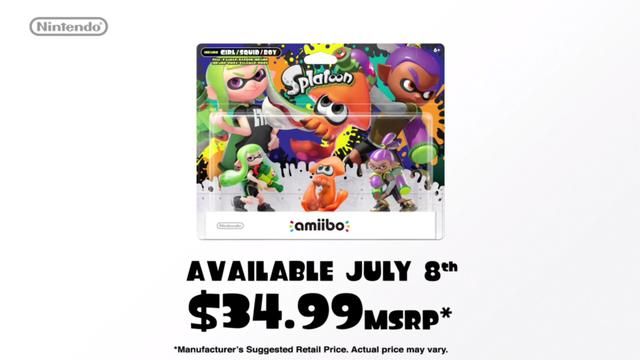 实体化的乌贼姐妹amiibo