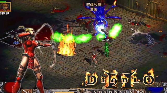 暗黑2被低估的弓MM!第一幕罗格佣兵实战攻略,低成本也能当主力