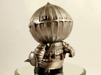 有人做了一个洋葱骑士的小雕塑