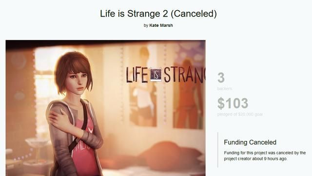 有人在为了《Life Is Strange》续作搞众筹