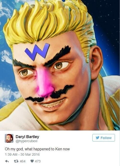 没想到《街霸5》的肯还能变得更丑