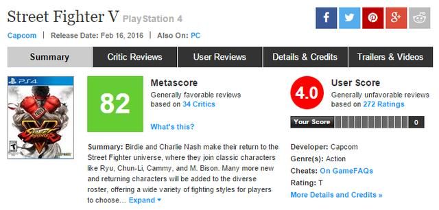 游戏完了,评分也跟着死了