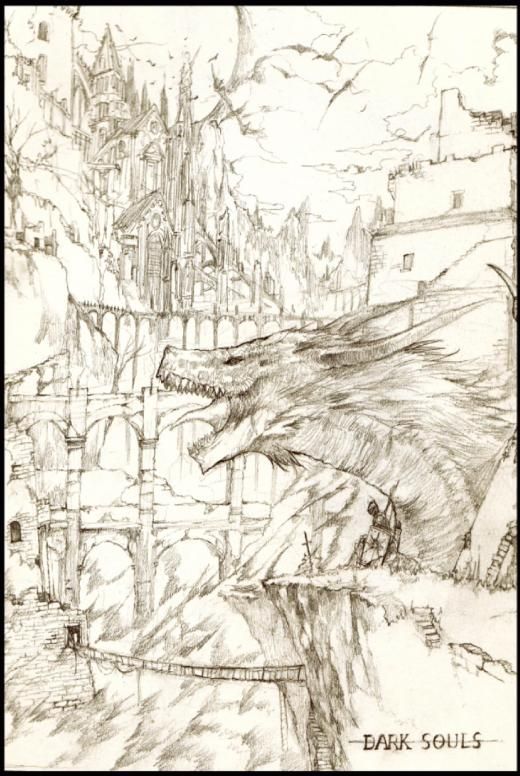 玩了这么久黑魂血源，把画的一些图也发在这吧