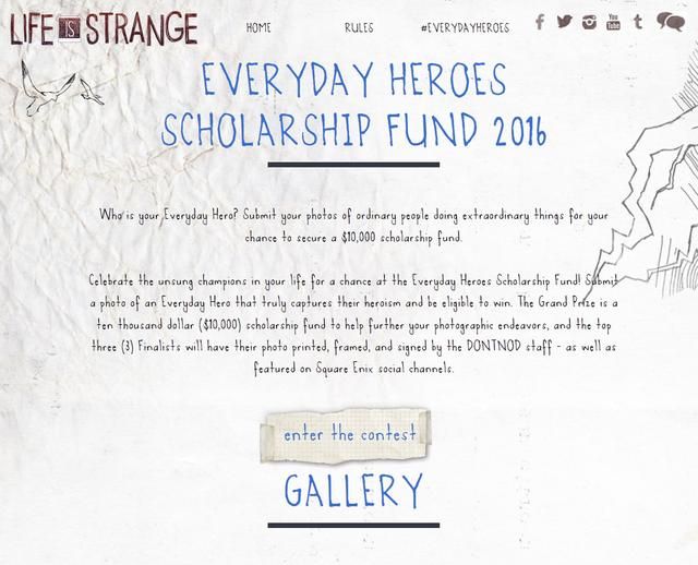 玩儿Life is Strange的人都应该参加的比赛